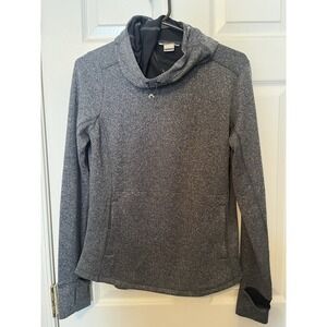 Duluth Trading Company Haz-Mask Hoodie‎ Women's Grey XS Activewear Running